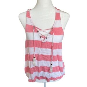 Aeropostale striped flowy tank